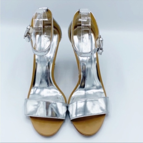 Coach Open Toe Ankle Strap Wedges - Picture 2 of 8